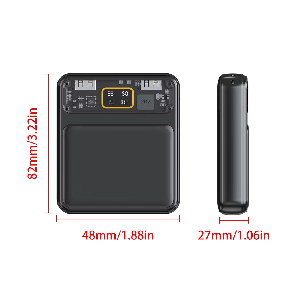 DIY 3*18650 Power Bank Case Battery Charge Storage Box Shell Micro USB Type C with Flashlight for Charging Mobile Phones